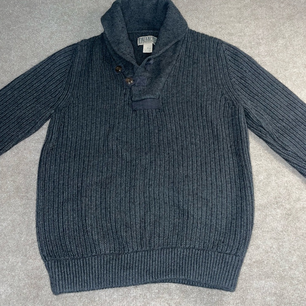 Duluth Trading Co Men's Gray Turtleneck Sweater